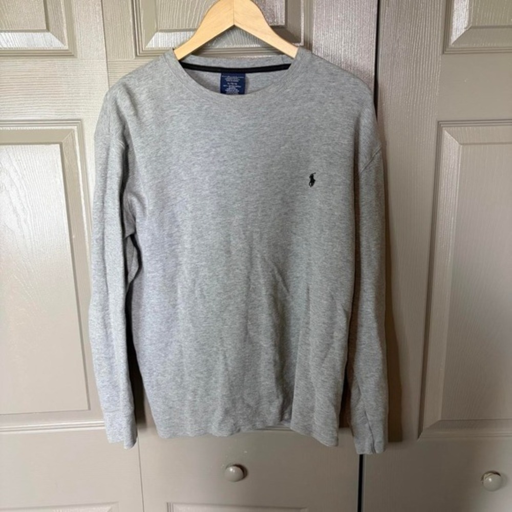 Polo Ralph Lauren thermal long sleeve Size XL gray classic peppy
